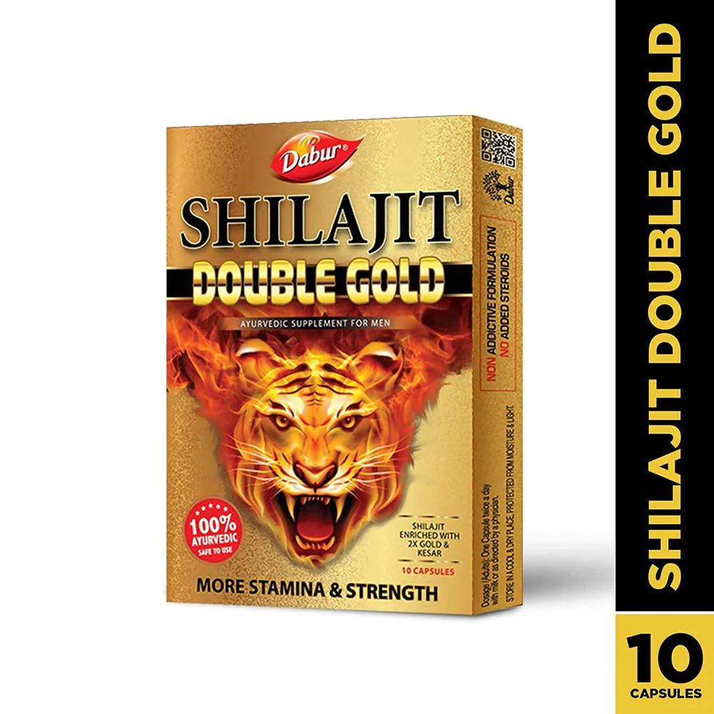 Dabur Sj Double Gold Capsules - 10 Caps
