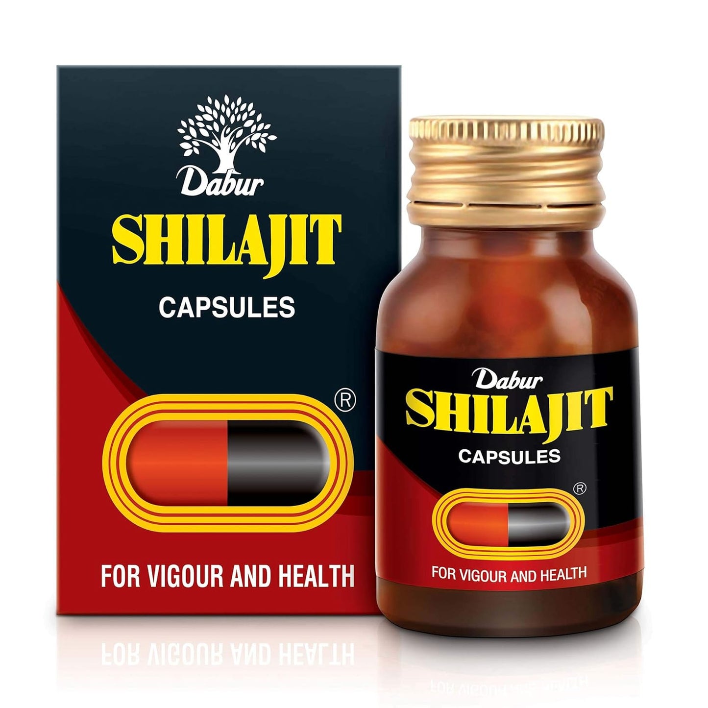 Dabur Shilajit Ayurvedic Capsules | For Immunity, Vigour, Strength, Stamina & Power