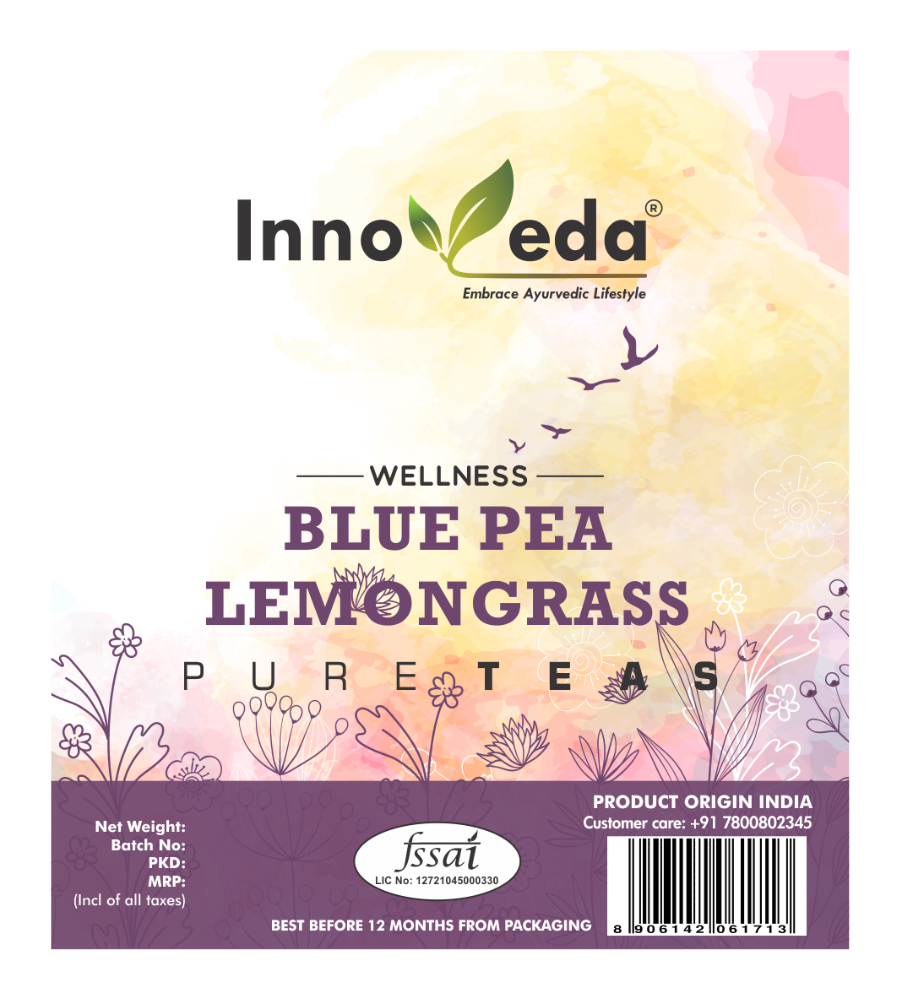 Innoveda Blue Pea Lemon Grass Green Tea