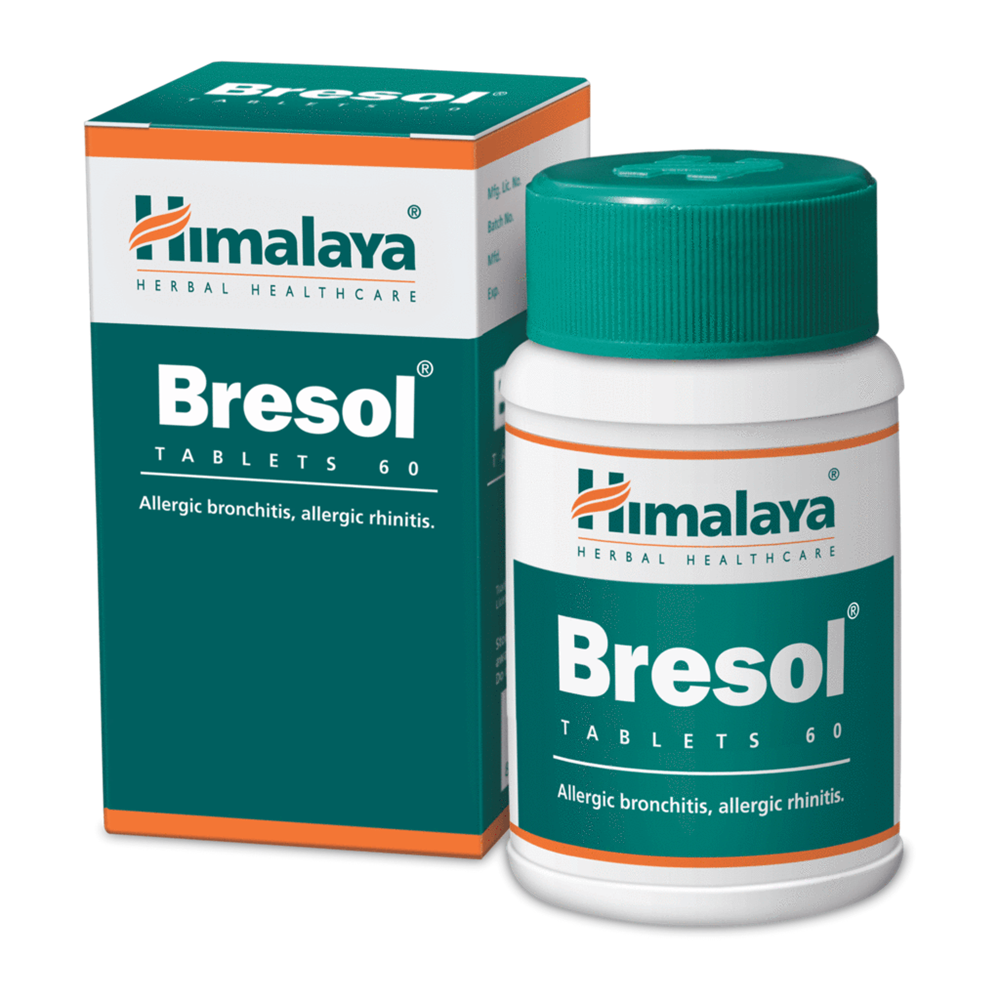 Himalaya Herbals Bresol Tablets - 60 Tabs