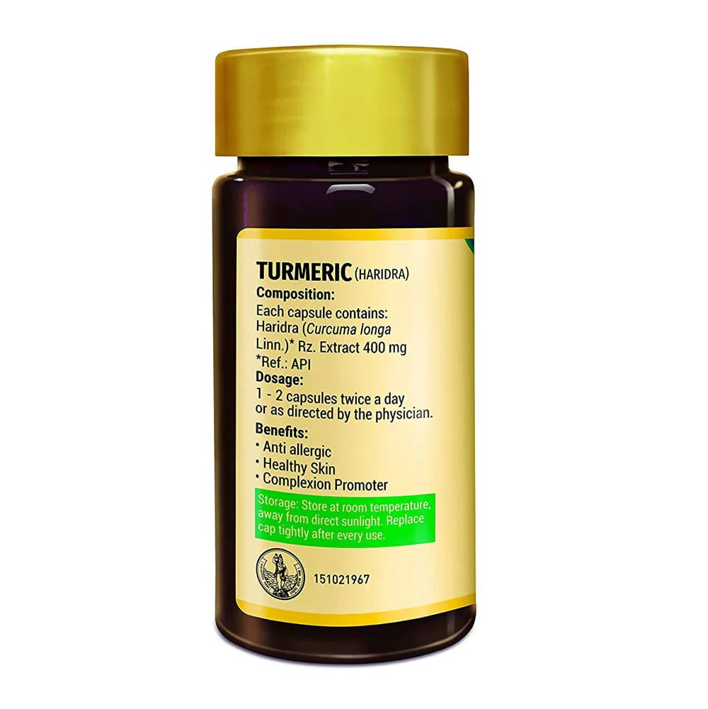 Turmeric (Haridra) Anti Allergic Capsules - Zandu