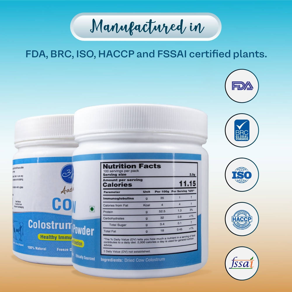 Aadvik Cow Colostrum Powder Freeze Dried