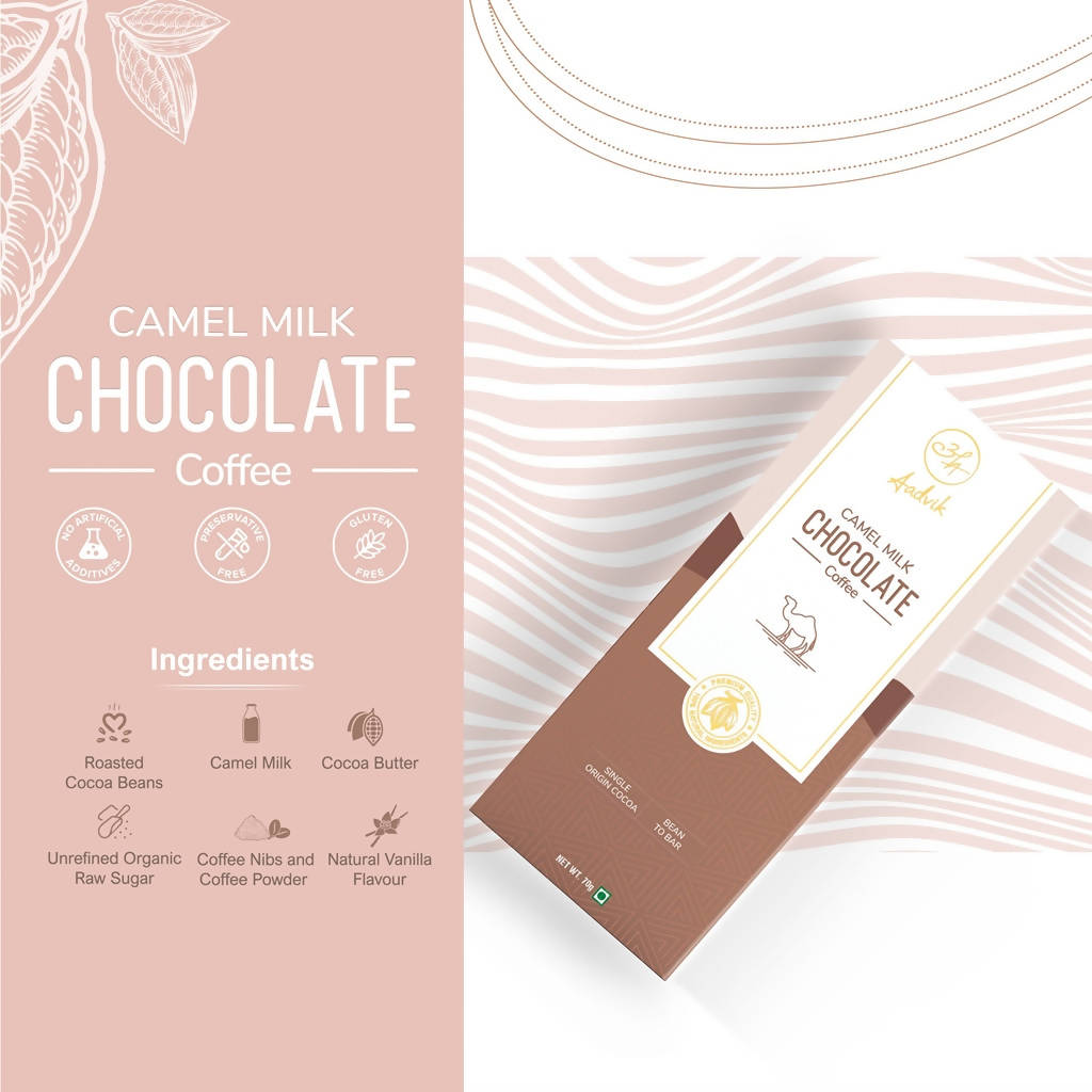 Aadvik Camel Milk Chocolate Coffee - 70 gms