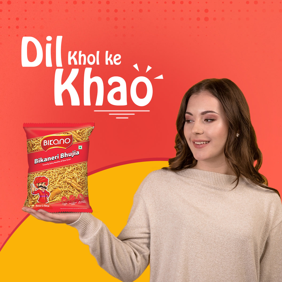 Bikanervala Bikano Bikaneri Bhujia - 1 Kg