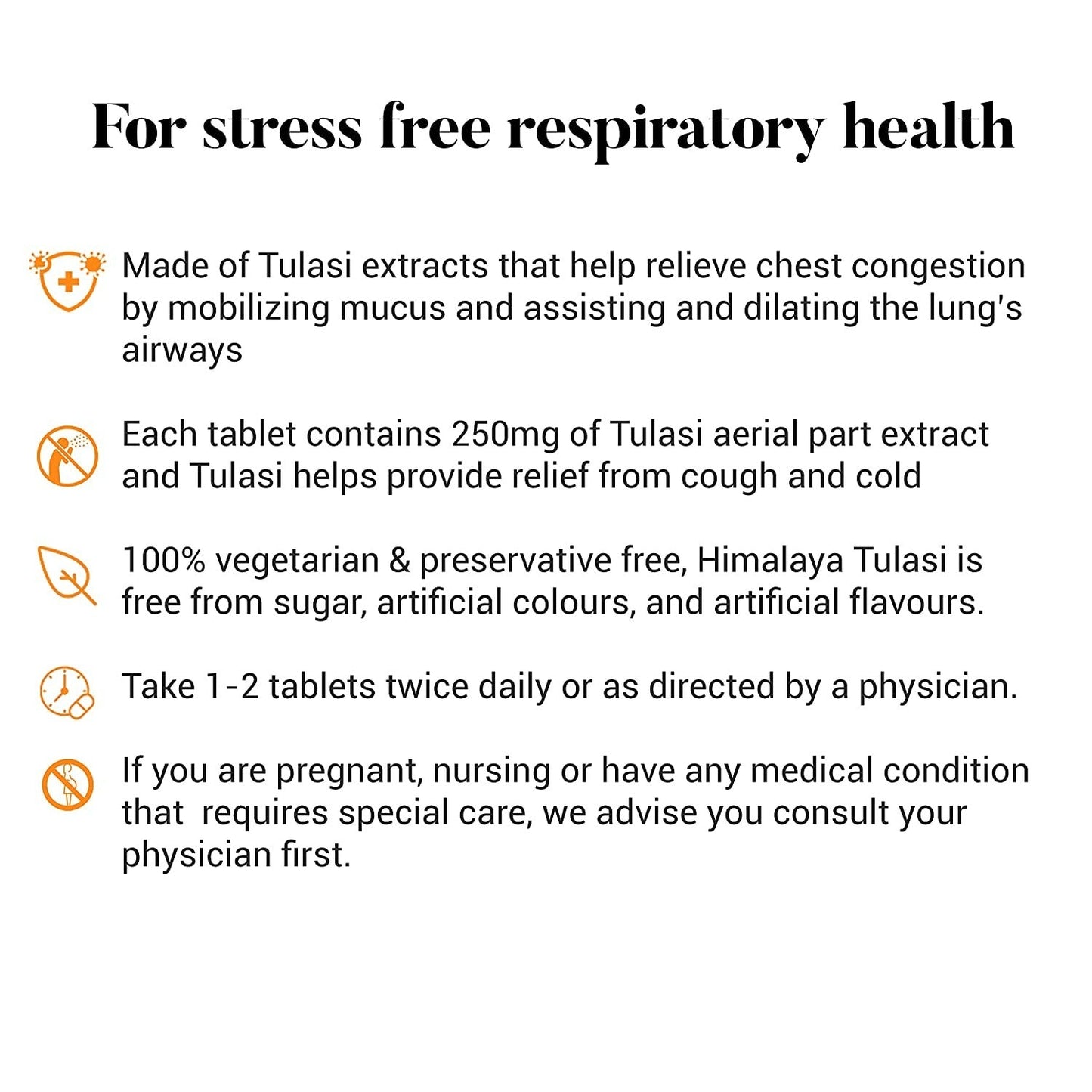 Himalaya Pure Herbs Tulasi Respiratory Wellness