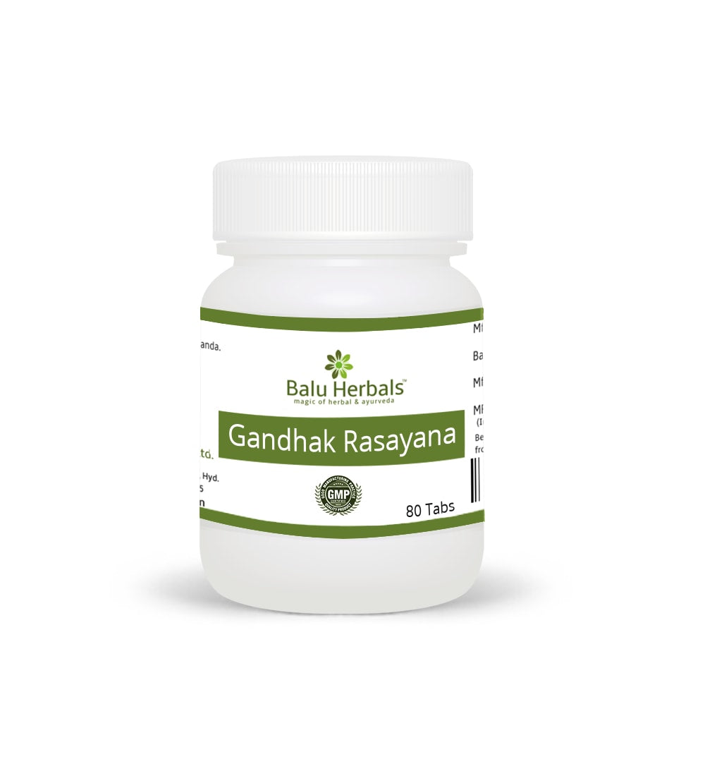 Balu Herbals Gandhak Rasayan - 80 tabs