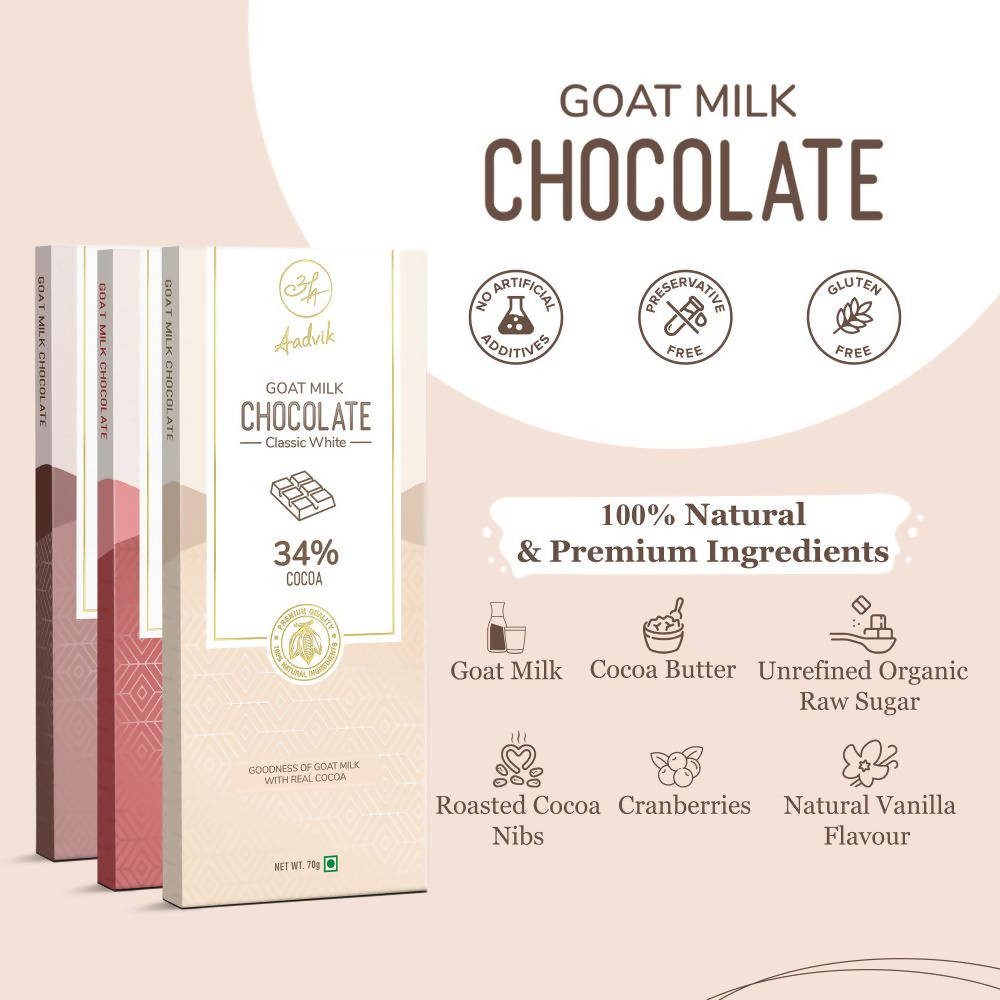 Aadvik Goat Milk Chocolate - Assorted