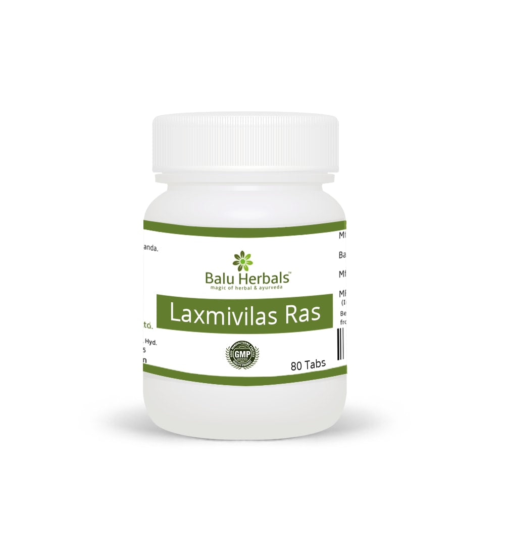 Balu Herbals Laxmivilas Ras - 80 tabs
