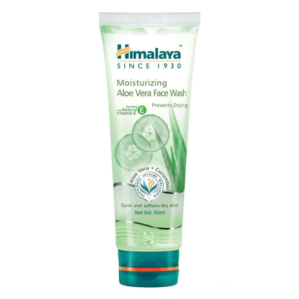 moisturizing aloe vera face wash - himalaya