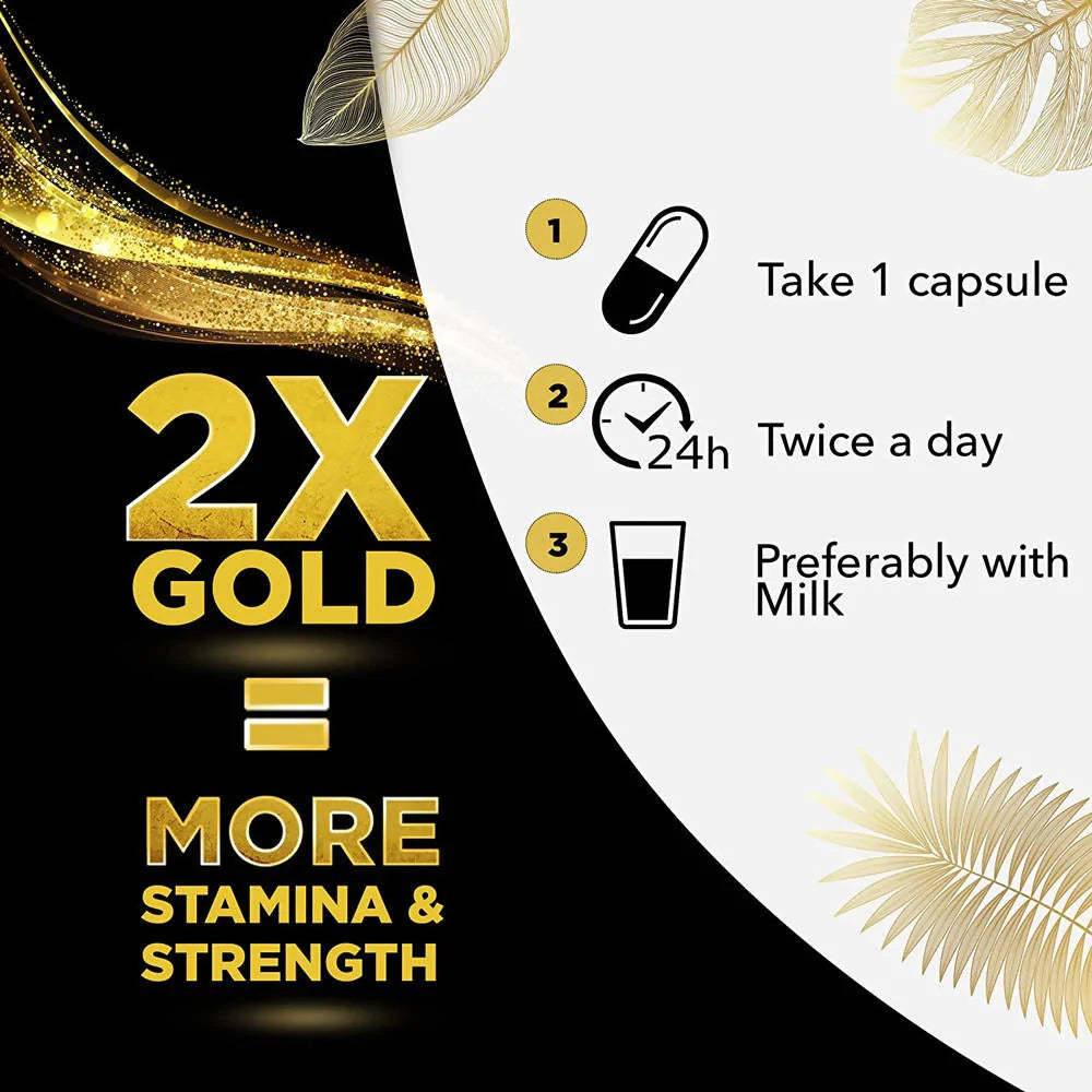 Dabur Sj Double Gold Capsules - 10 Caps