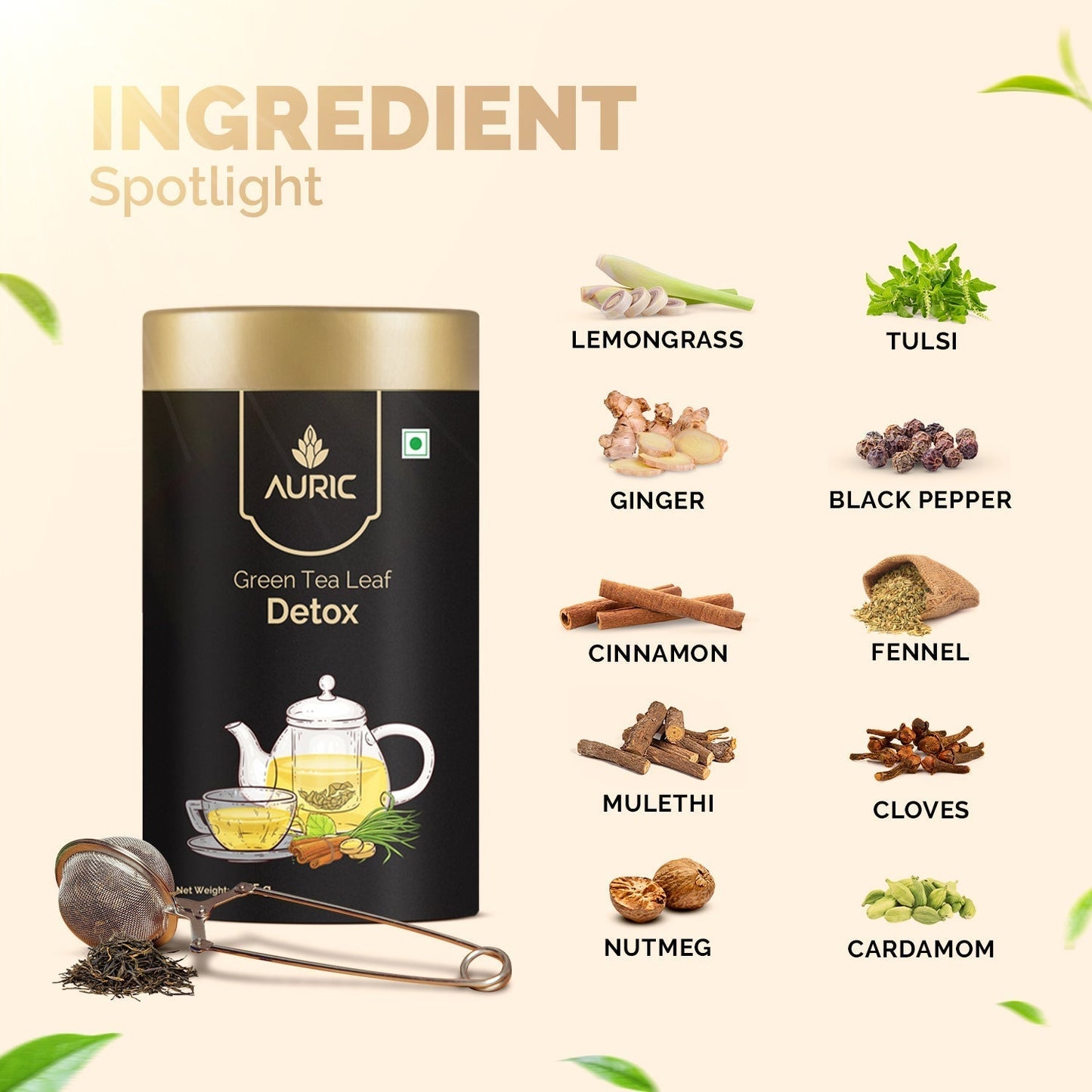 Auric Green Tea Combo