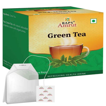 Baps Amrut Green Tea - 10 bags