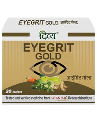 Patanjali Divya Eyegrit Gold Tablets - 20 Tablets