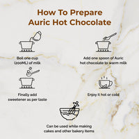 Auric Drinking Hot Chocolate with Ashwagandha
