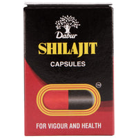 Dabur Shilajit Ayurvedic Capsules | For Immunity, Vigour, Strength, Stamina & Power