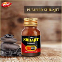 Dabur Shilajit Ayurvedic Capsules | For Immunity, Vigour, Strength, Stamina & Power