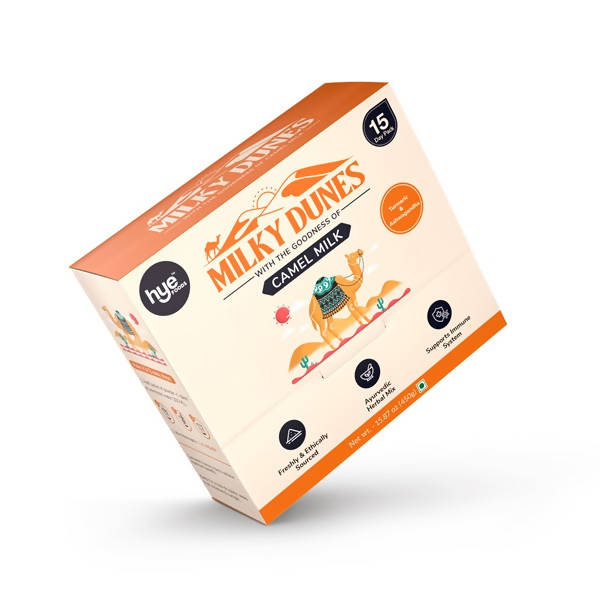 Hye Foods Milky Dunes With The Goodness Of Camel Milk-Turmeric & Ashwagandha Flavour