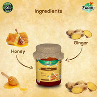 Zandu Pure Honey with Ginger