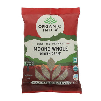 Organic India Moong Whole (Green Gram) - 500 gms