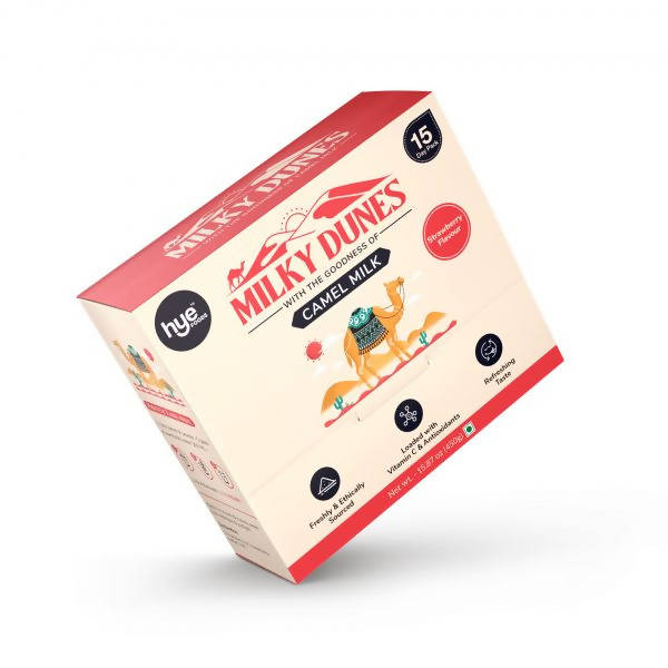 Hye Foods Milky Dunes With The Goodness Of Camel Milk-Strawberry Flavour
