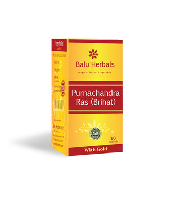 Balu Herbals Purnachandra Ras - 10 tabs