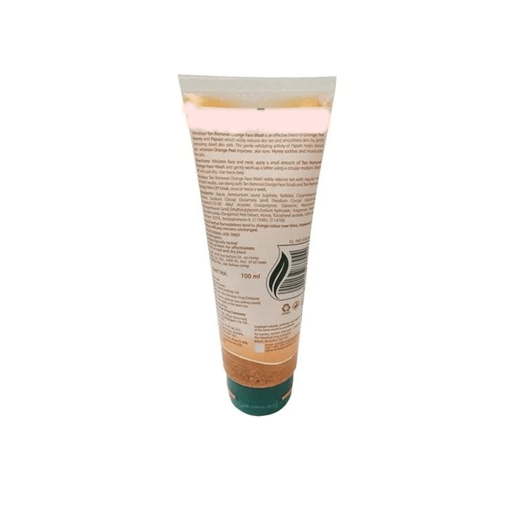Tan Removal Orange Face Wash - 100 ml - Himalaya