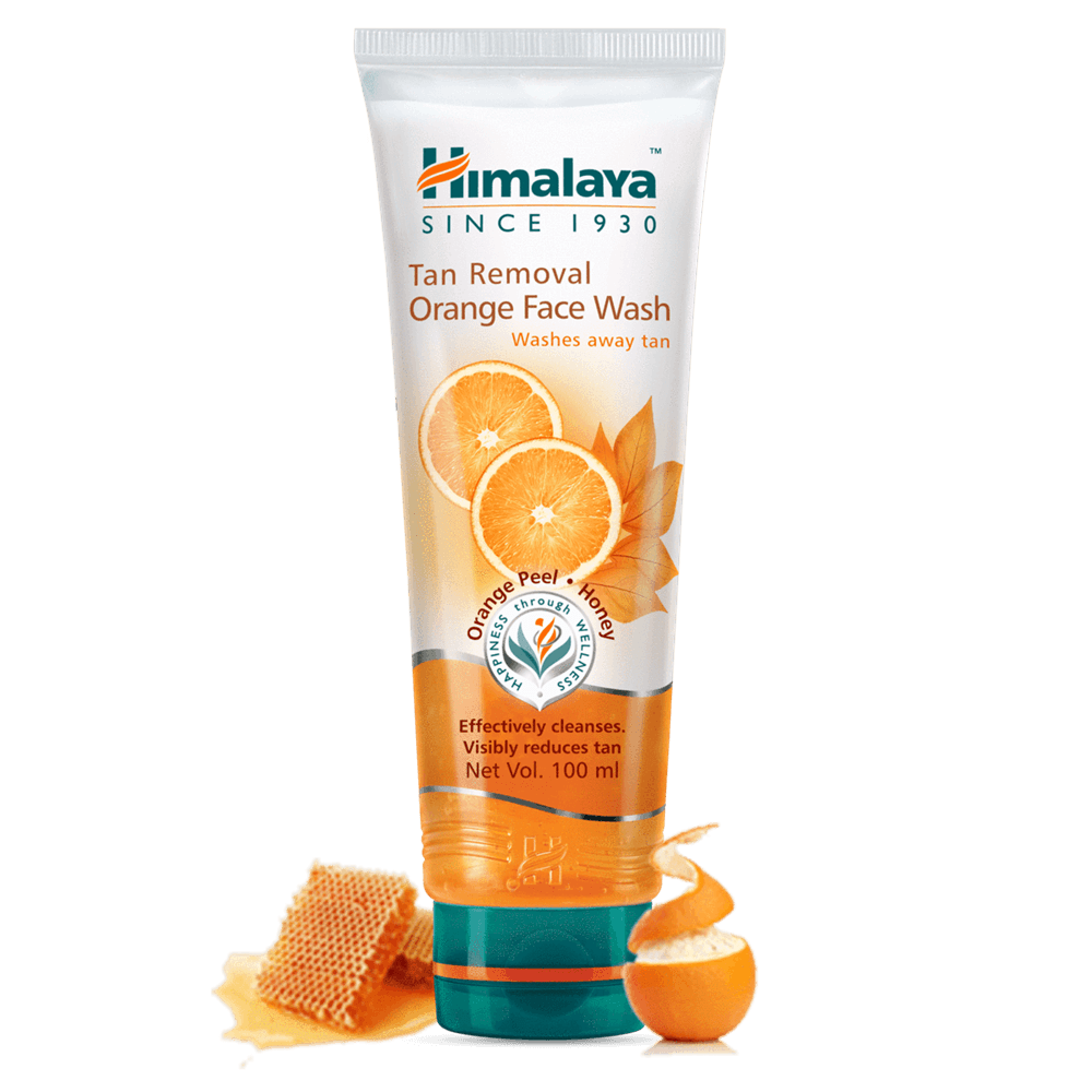 Tan Removal Orange Face Wash - 100 ml - Himalaya