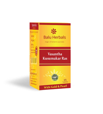Balu Herbals Vasantha Kusumakar Ras - 15 tabs