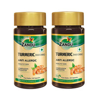 Turmeric (Haridra) Anti Allergic Capsules - Zandu