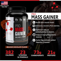 My Pro Sport Nutrition High Protein Pro Mass Gainer Supplement Powder-33 Scoops