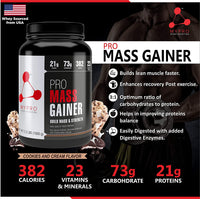My Pro Sport Nutrition High Protein Pro Mass Gainer Supplement Powder-33 Scoops