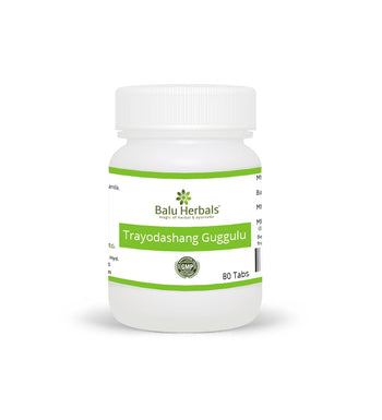 Balu Herbals Trayodhashang Guggulu - 80 tabs