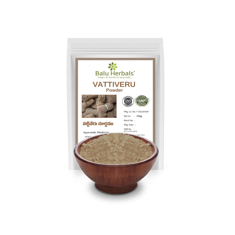 Vatti veru Powder - 100 gms - Balu Herbals